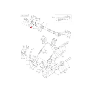 Massey Ferguson OEM Cross Shaft Bush Tractor Part | 3611558M1 AGCO OEM — 2