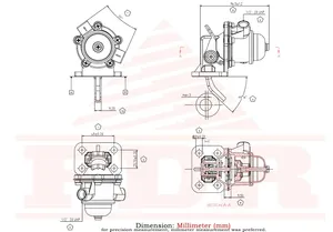 3637290M91 New Fuel Lift Pump Fits Massey Ferguson 25 255 265 270 2744 275 282 283 — 6