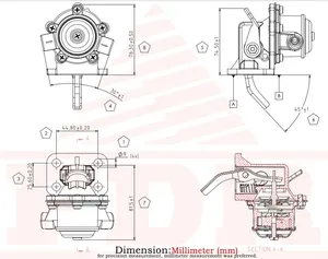 New Fuel Lift Transfer Pump Fits Perkins 4.236 - 4.248… — 4