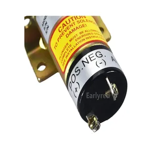Fuel Shutoff Solenoid 366-07197 for Diesel Generator — 6