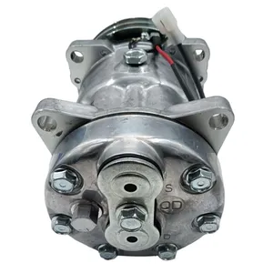 SD7H15 A/C Compressor 3712528M2 for Massey Ferguson Tractor 375 383 390 393 396 398 399 3050 3070 3080 3090 3095 3120 3125 3140 — 4