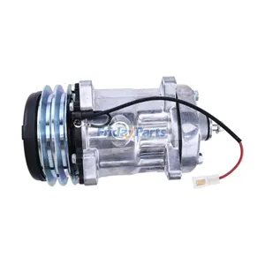 SD7H15 A/C Compressor 3712528M2 for Massey Ferguson Tractor 375 383 390 393 396 398 399 3050 3070 3080 3090 3095 3120 3125 3140 — 6