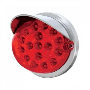 17 LED Dual Function Watermelon Clear Reflector Flush Mount Kit With Visor…