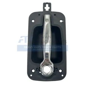 Genuine International Outside Left Side Door Handle Chrome — 2
