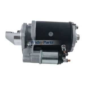 12V 10T Starter Motor 2873B061 3821819M91 3763363M92 for Perkins Engine 903-27 903-27T Massey Ferguson 135 231 240 240P 243 250 360 20F 30E 30H 40E — 2