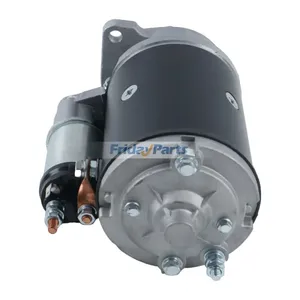 12V 10T Starter Motor 2873B061 3821819M91 3763363M92 for Perkins Engine 903-27 903-27T Massey Ferguson 135 231 240 240P 243 250 360 20F 30E 30H 40E — 3