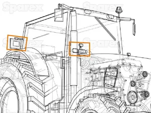 Lower Worklight 3786668M93 — 5