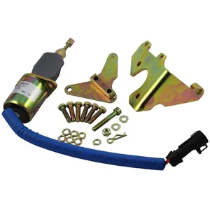 Fuel Shut Off Solenoid for 94-98 5.9L Dodge Diesel Cummins With Bracket Kits 3931570 5016244AA — 3