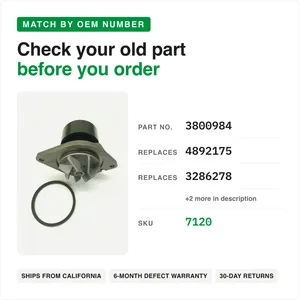 Cummins Water Pump 89-10 Dodge Ram 3800984 — 4
