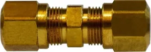 1/4" DOT Compression Style Air Brake Union For Nylon Air Brake Tubing