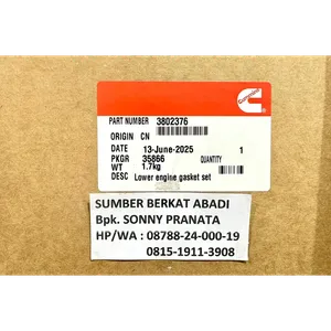 CUMMINS 3802376 3800487 LOWER ENGINE GASKET SET 3802267 3802029 - 4BT 6BT B SERIES