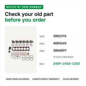 Engine Rebuild Kit 5.9L Cummins 12V 6BT 6BTA STD 1989-1998 Dodge 2500 3500 — 4