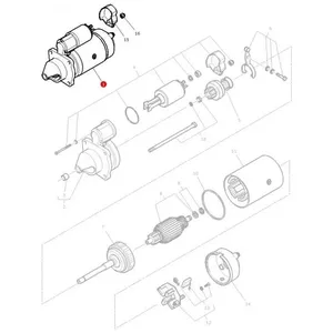 Massey Ferguson Starter Motor High Torque OEM AGCO Parts | 3821818M94 — 9