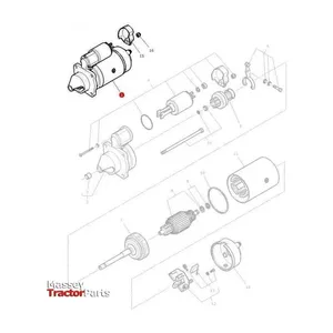 Massey Ferguson Starter Motor High Torque OEM AGCO Parts | 3821818M94 — 7
