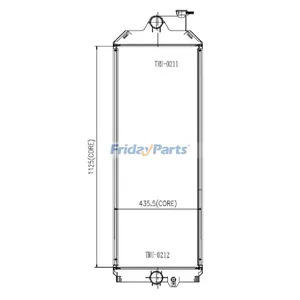 Radiator 3836408 for Caterpillar CAT Engine C13 Excavator 345C MH 345D 349D 349D2 — 2