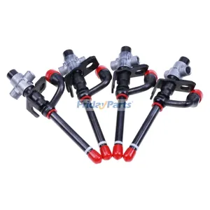 4 Pieces Pencil Fuel Injector RE507766 RE531436 SE501103 38416 for John Deere 4045 6068 6081 Engine 3215 3220 6715 6020 6120 6220 6320 6420 6520 6620 6120L — 2
