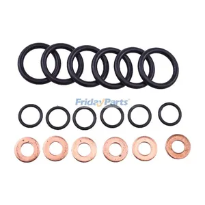 Fuel Injector Install Kit 3029820 3920174 3867043 for 1998.5 - 2002 Dodge Cummins 24V 5.9 ISB Dodge Ram 2500 3500