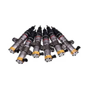 6 Pcs Fuel Injector 295-1411 387-9427 for Caterpillar CAT Engine C7 C9 Excavator 324D 325D 325DFM 326DL 328DLCR 329D — 3