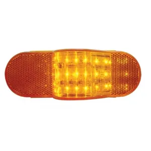 18 LED Mid-Trailer Turn Signal Light - Amber LED/Amber Lens — 2