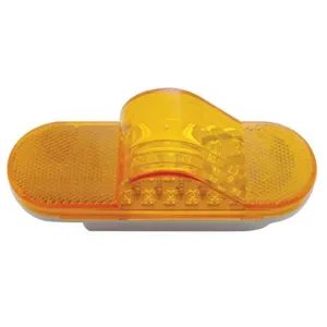 18 LED Mid-Trailer Turn Signal Light - Amber LED/Amber Lens