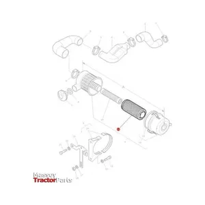 Massey Ferguson Air Filter Outer OEM Replacement for 9200 Series | 3901464M2 — 5