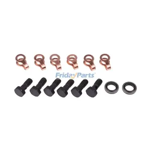 Fuel Return Line Bolt Kit 3918188 3905307 3903380 for Cummins Engine 4B3.9 6B5.9 6C8.3 QSL9 Hyundai Excavator R140LC-7 R160LC-3 R210LC-7