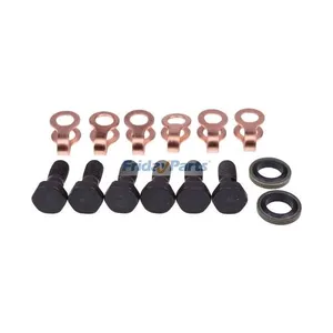 Fuel Return Line Bolt Kit 3918188 3905307 3903380 for Cummins Engine 4B3.9 6B5.9 6C8.3 QSL9 Hyundai Excavator R140LC-7 R160LC-3 R210LC-7 — 3