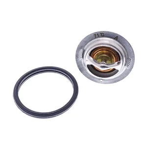 Water Flange & Thermostat With Gasket 3918235 6646743 for Bobcat Loader 645 743 1600 — 4