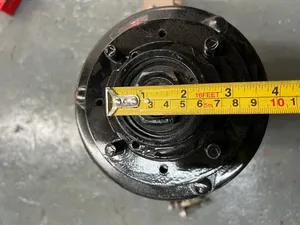 Cummins QSB 6.7 Fan Clutch Pulley Part # 3914462, with Mounting Bolts — 3