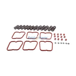 12 Pieces Upgraded Set High RPM Valve Spring Gasket 3916691 3902666 3921640 3910824 for Cummins Engine 6BT 5.9 12V 89-98 — 2