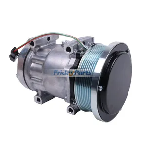 SD7H15 A/C Compressor 394-9671 for Caterpillar CAT Excavator 385B Turck 773F 775F 777C 777D 777F 793F 797 797B 797F