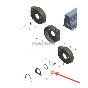Oil Seal 3968563 for Cummins Engine 4B3.9 B3.3 B5.9 F3.8 ISB4.5 G8.3 QSB3.5 QSB3.9 QSB6.7 — 2