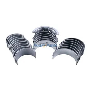 1 Set Main & Connecting Rod Bearing 3802070 3901170 for Cummins Engine B5.9 Hyundai Excavator R200W-7 R210LC-7 R250LC-7 — 2