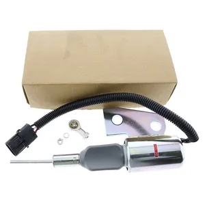 12V Stop Solenoid 3991167 SA-4941-12 for Cummins Engine 4BT Hyundai Excavator R130 R170