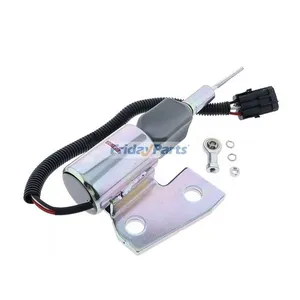 12V Stop Solenoid 3991167 SA-4941-12 for Cummins Engine 4BT Hyundai Excavator R130 R170 — 2