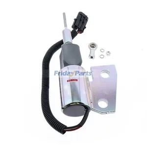 12V Stop Solenoid 3991167 SA-4941-12 for Cummins Engine 4BT Hyundai Excavator R130 R170 — 3