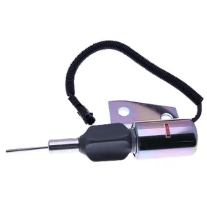 24V Stop Solenoid SA-4941-24 3991168 3964628 for Cummins 4BT Engine Hyundai R130 Excavator — 4