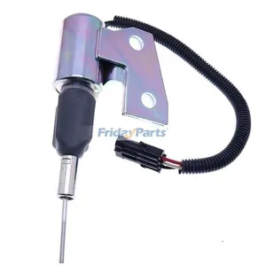 24V Stop Solenoid SA-4941-24 3991168 3964628 for Cummins 4BT Engine Hyundai R130 Excavator — 5