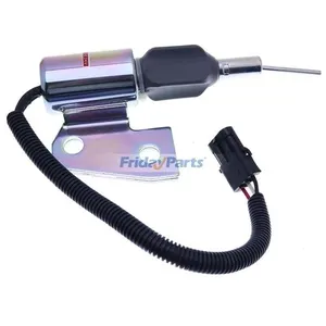 24V Stop Solenoid SA-4941-24 3991168 3964628 for Cummins 4BT Engine Hyundai R130 Excavator — 3