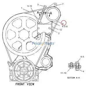 SD7H15 A/C Compressor 3E-1909 for Caterpillar CAT Loader 928F 928G 938F 950F 960F 953B 953C 963B — 7