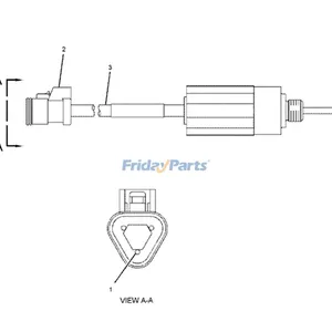 Temperature Sensor 3E-8700 for Caterpillar CAT Engine 3116 3126  3126B 3176C Tractor D9R — 6