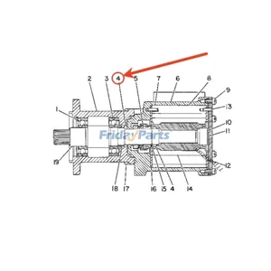 O-Ring Seal 3N-4866 for Caterpillar CAT Engine 3406E 3406C 3412 3412C 3408 D353 Generator SR4 — 2