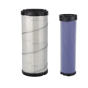 Inner & Outer Air filter model 400414-00097 AF25553 for Doosan Excavator — 2