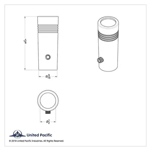 1-5/8" Short Toggle Switch Extension With Color Crystal - Clear Crystal — 2