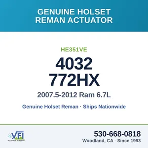 Holset HE351VE Turbo Electronic Actuator | Reman | 2007.5-2012 Ram 6.7L Cummins