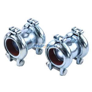 2 Pieces 42mm Coupling 4069801 4196259 for John Deere Engine 4045 6068 6090 Excavator 160GLC 200GLC 210GLC 250GLC 130GLC 180GLC 225DLC 290GLC 350GLC 470GLC