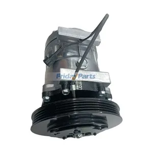 12V SD7H15 A/C Compressor 4105 47693200 84356660 for CASE Loader 121F 21F 221F 321F 570NXT 580N 580SN 590SN — 2