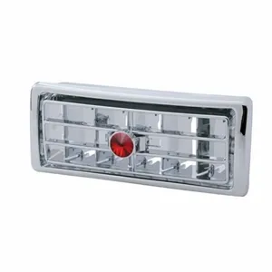 41506-UP CHROME PLASTIC A/C VENT WITH CRYSTAL FOR 2002-2005 KENWORTH…