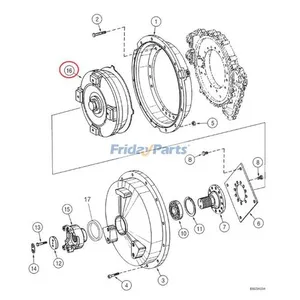 Torque Converter 4168 030 265 for ZF Transmission 4WG160 — 6