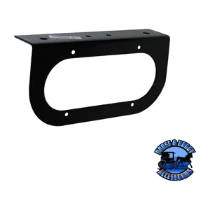 421-09 6.5"x2.25" Bracket, Oval, Steel